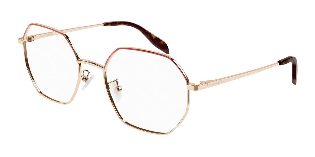 Alexander Mcqueen AM0338O Oval Glasses | Fashion Eyewear US
