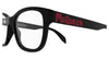 Alexander Mcqueen AM0350O Black-Red #colour_black-red