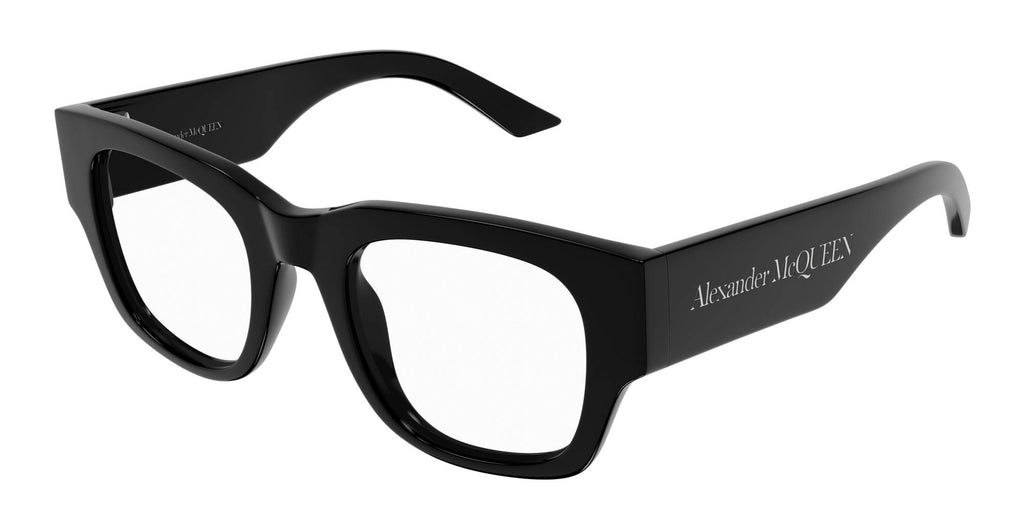 ALEXANDER MCQUEEN スクエアフレムメカネ AM0455O 004 Alexander Mcqueen AM0455O Rectangle Glasses | Fashion Eyewear US