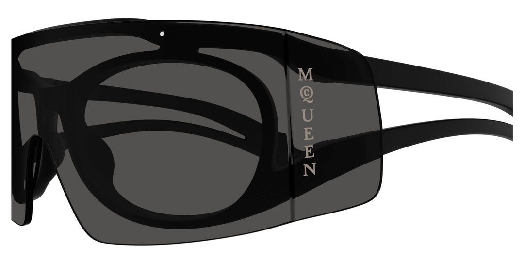 25SS new/alexander mcqueen AM0489Sロゴサングラス Sunglasses Alexander Mcqueen AM0489S Shield Sunglasses | Fashion Eyewear US