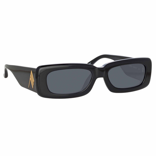 THE ATTICO x LINDA FARROW Mini Marfa Taupe Rectangular Sunglasses 22462902_52559060_1000.jpg main image 4