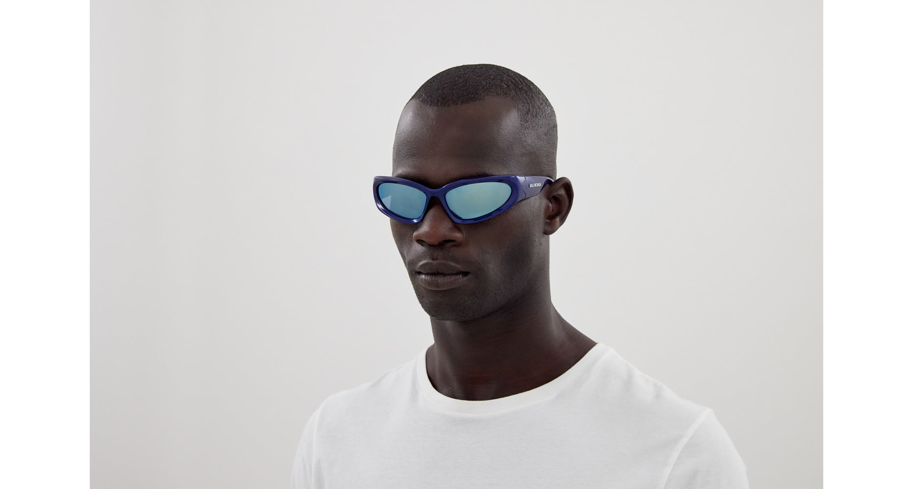 Balenciaga BB0157S Wraparound Sunglasses