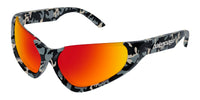 Balenciaga BB0202S Grey/Red Mirror #colour_grey-red-mirror