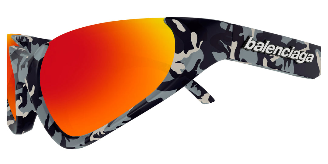 Balenciaga BB0202S Wraparound Sunglasses | Fashion Eyewear US Balenciaga BB0202S Wraparound Sunglasses | Fashion Eyewear US
