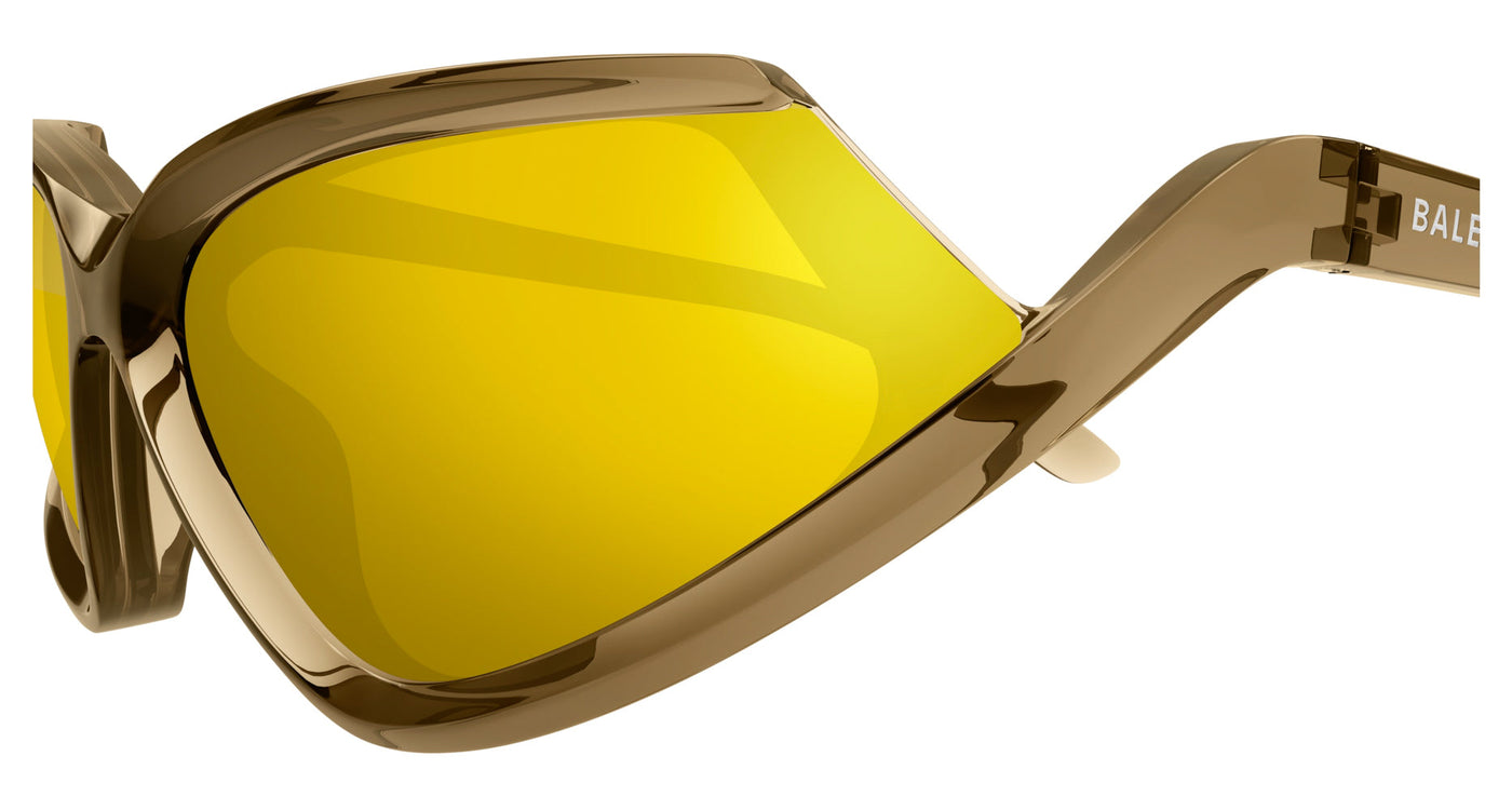 Balenciaga BB0289S Brown/Yellow Mirror #colour_brown-yellow-mirror