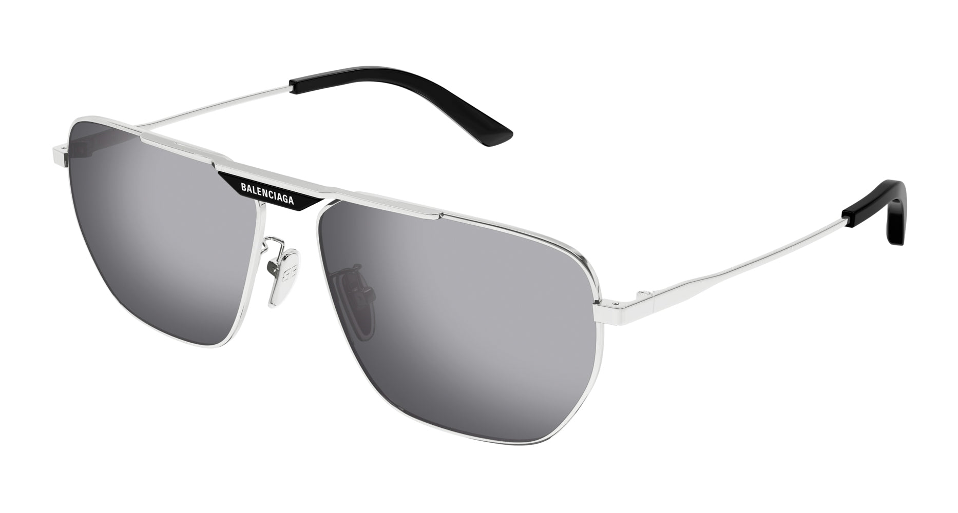 Balenciaga BB0298SA Rectangle Sunglasses | Fashion Eyewear US