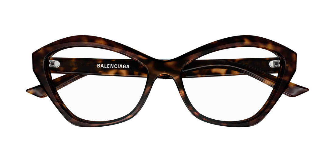 BALENCIAGA べっ甲柄 キャットアイ メガネ Balenciaga BB0341O Cat Eye Glasses | Fashion Eyewear US