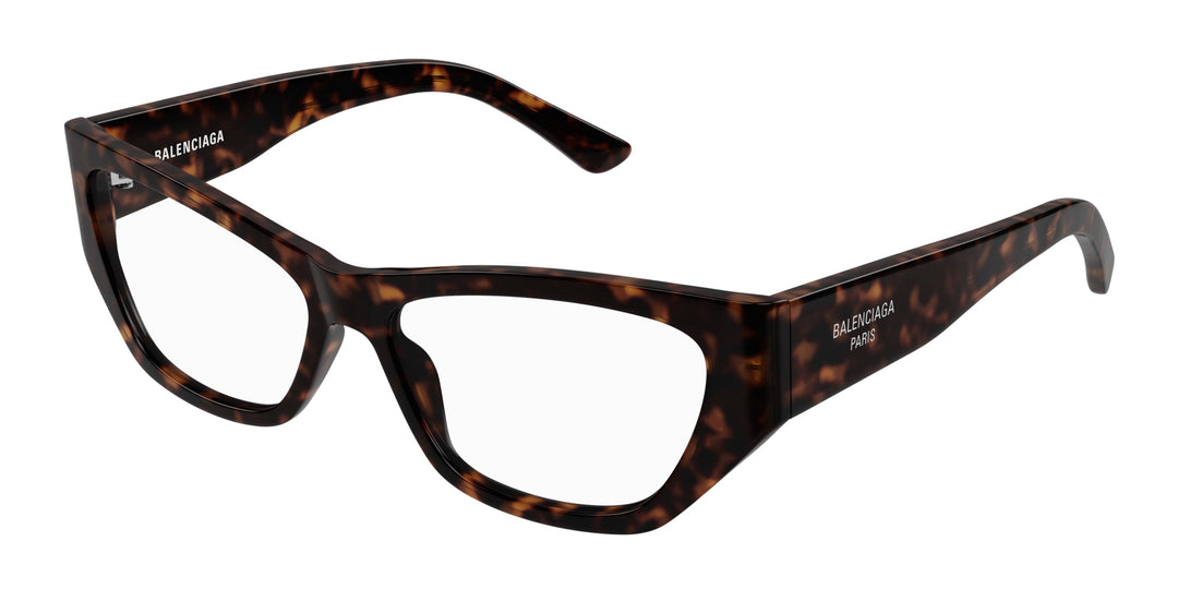 メガネ BALENCIAGA Woman Optical frames Brown BB0341O 002 Balenciaga BB0341O Eyeglasses 003 Dark Violet - eye-oo.com