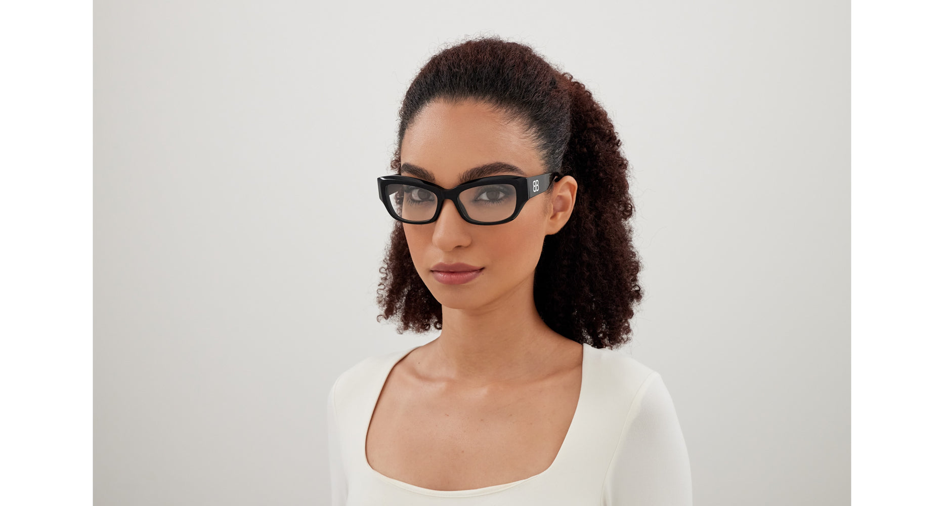 メガネ BALENCIAGA SS25 Balenciaga - BB0399O - 004 (BB0399O 004) Balenciaga BB0399O Cat Eye Glasses | Fashion Eyewear US