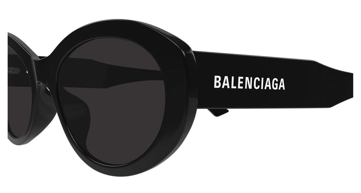 Balenciaga BB0446S Oval Sunglasses | Fashion Eyewear UK display picture 1