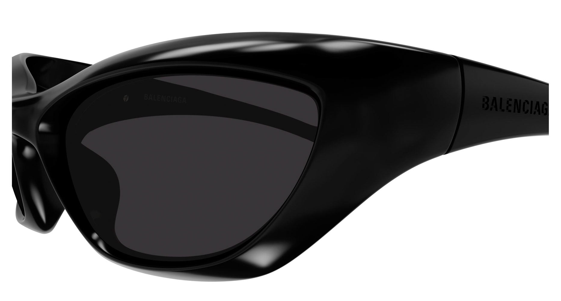 Balenciaga BB0463S Wraparound Sunglasses | Fashion Eyewear US Balenciaga BB0463S Wraparound Sunglasses | Fashion Eyewear US