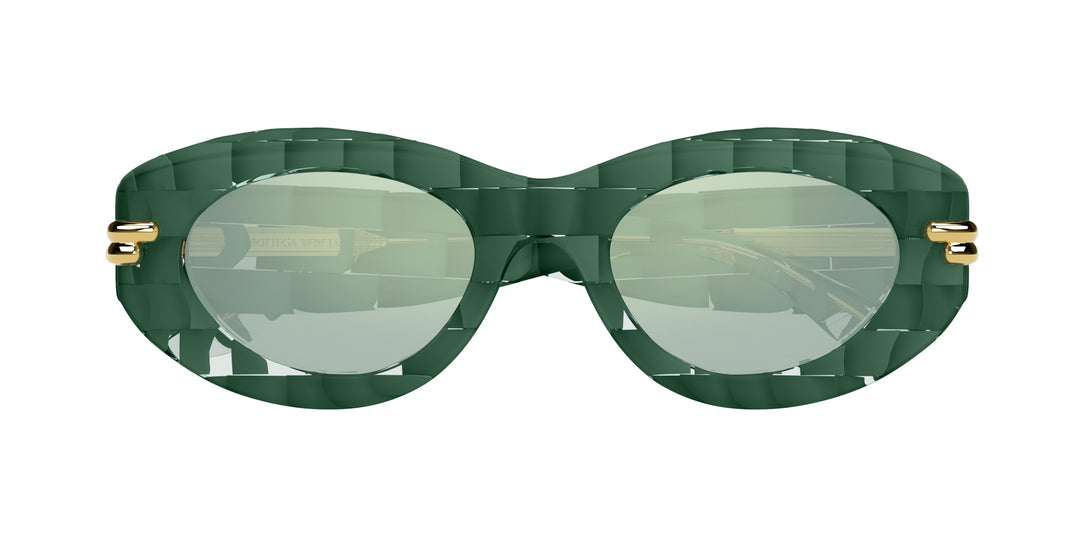 Bottega Veneta BV1322S Round Sunglasses | Fashion Eyewear US
