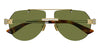 Bottega Veneta BV1342S #colour_shiny gold and silver/green with light mirror