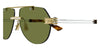 Bottega Veneta BV1342S #colour_shiny gold and silver/green with light mirror