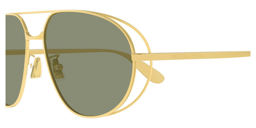 Bottega Veneta BV1344S Aviator Sunglasses | Fashion Eyewear US