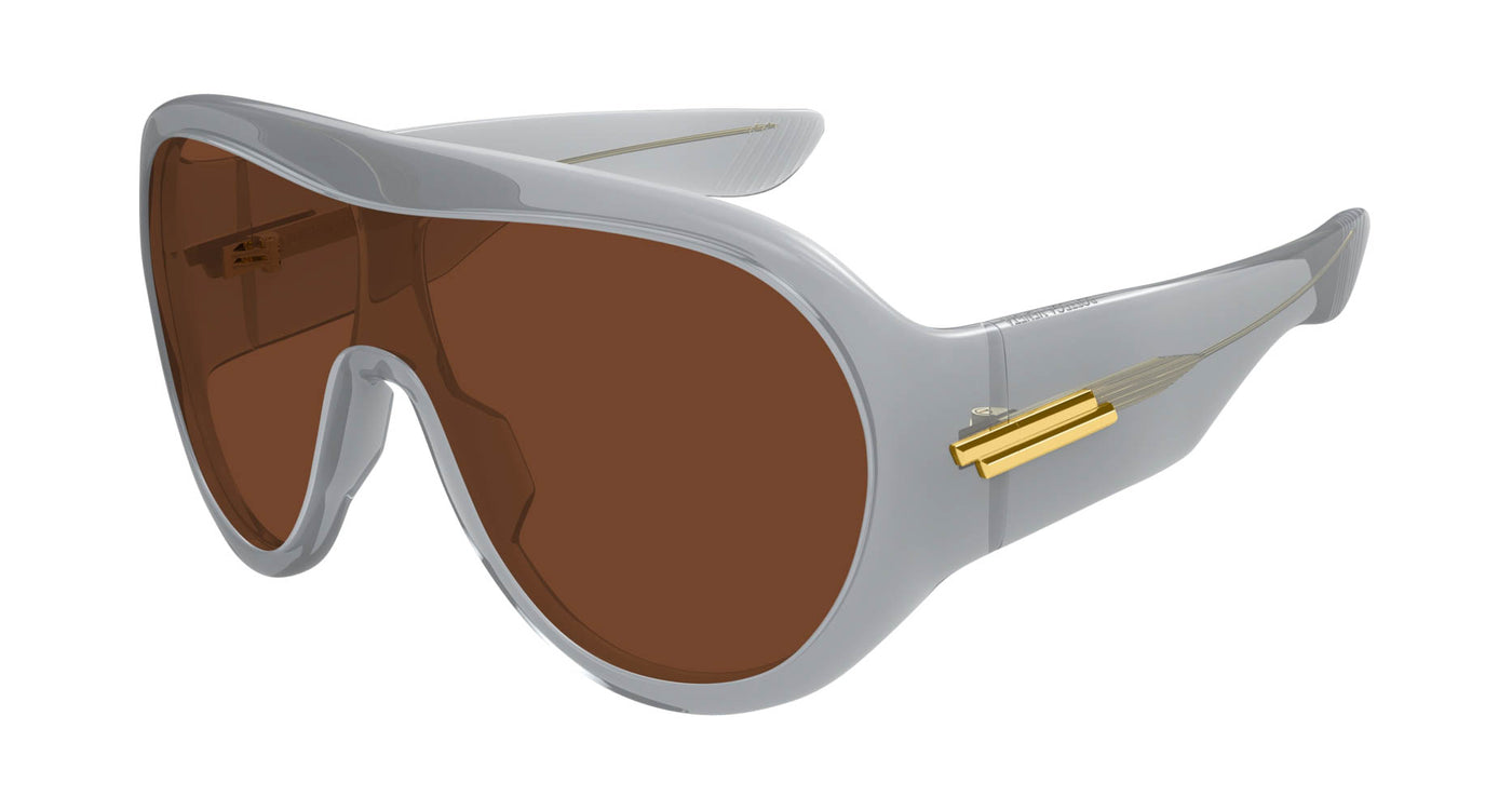 Bottega Veneta BV1345S Shield Sunglasses | Fashion Eyewear US