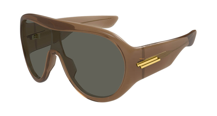 Bottega Veneta BV1345S Shield Sunglasses | Fashion Eyewear US