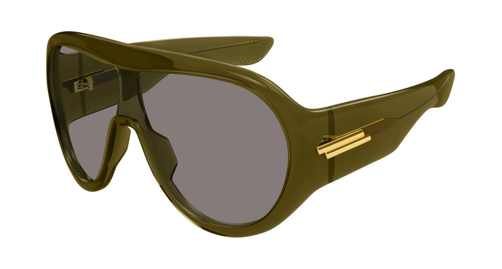 Bottega Veneta BV1345S Shield Sunglasses | Fashion Eyewear US