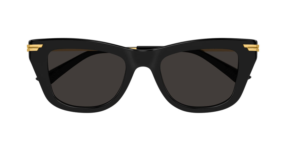 サングラス BOTTEGA VENETA Woman Sunglasses Black BV1357S 001 Sunglasses Bottega Veneta Ribbon BV1357S 001 50-21 Black in