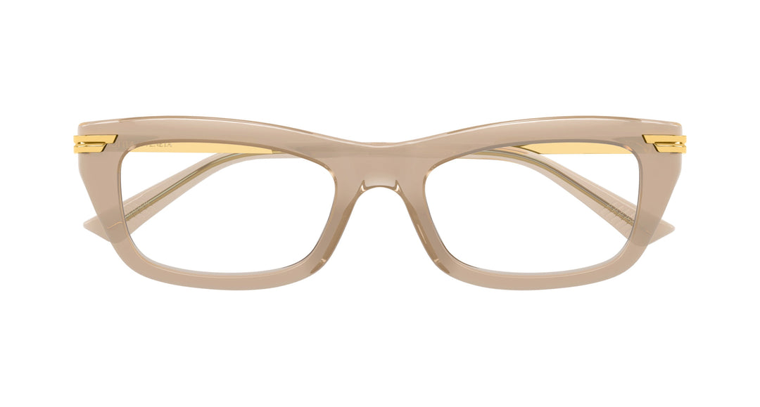 メガネ BOTTEGA VENETA Bottega Veneta - BV1371O - 001 (BV1371O 001) BV1371O Bottega Veneta Rectangular Glasses 001 Shiny Black