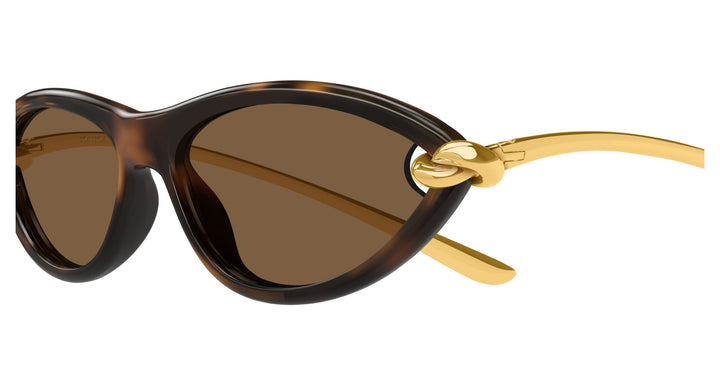 サングラス BOTTEGA VENETA Woman Sunglasses Brown BV1252S 002 Bottega Veneta BV1390S Cat Eye Sunglasses | Fashion Eyewear US