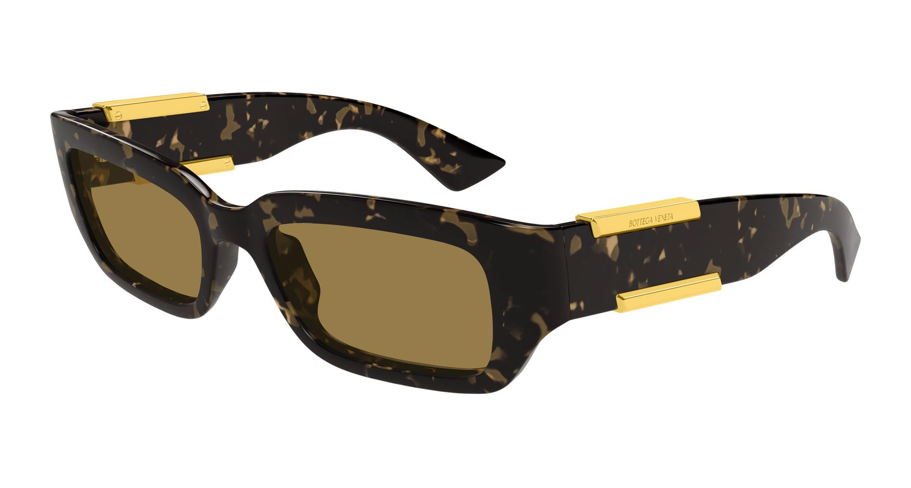 Bottega Veneta BV1406S Rectangle Sunglasses | Fashion Eyewear US