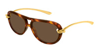 Bottega Veneta BV1418S#colour_gold/brown