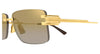 Bottega Veneta BV1511S#colour_gold/grey mirror