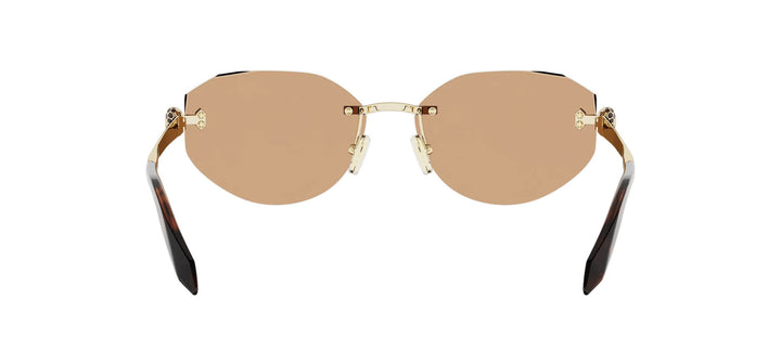 Bvlgari BV40059U 33N 58 Metal Gold Green Sunglasses Bulgari Sunglasses Bulgari Serpenti Forever BV40059U Frame color Gold main image 4