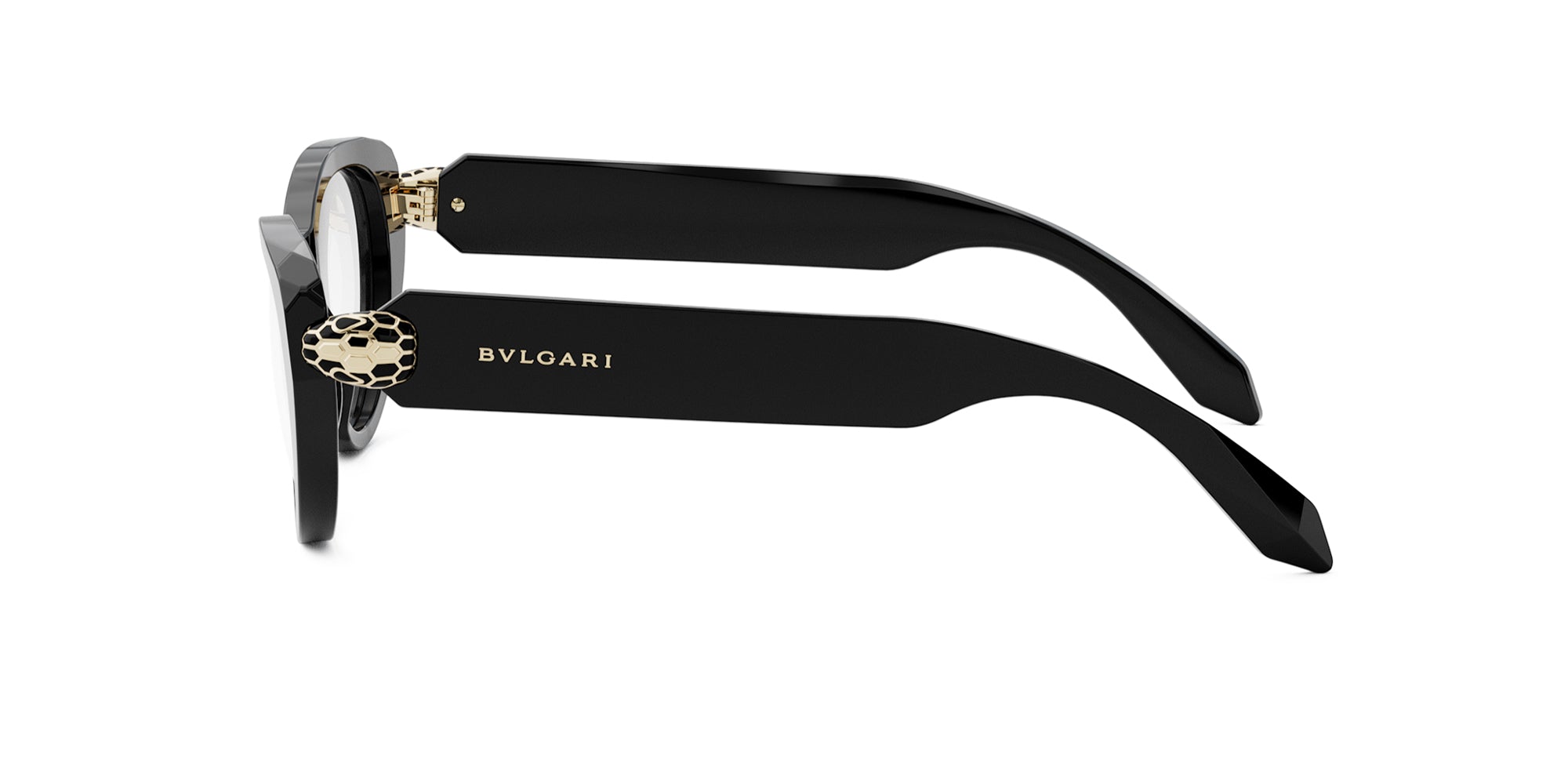 メガネ Bvlgari FW24 Bvlgari - BV50029I - 053 (BV50029I 053) Bulgari Serpenti Eyeglasses BV50029I Frame color Black