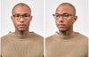 Dita Mach Five DRX 2087 #colour_brushed white gold and brown/brown gradient