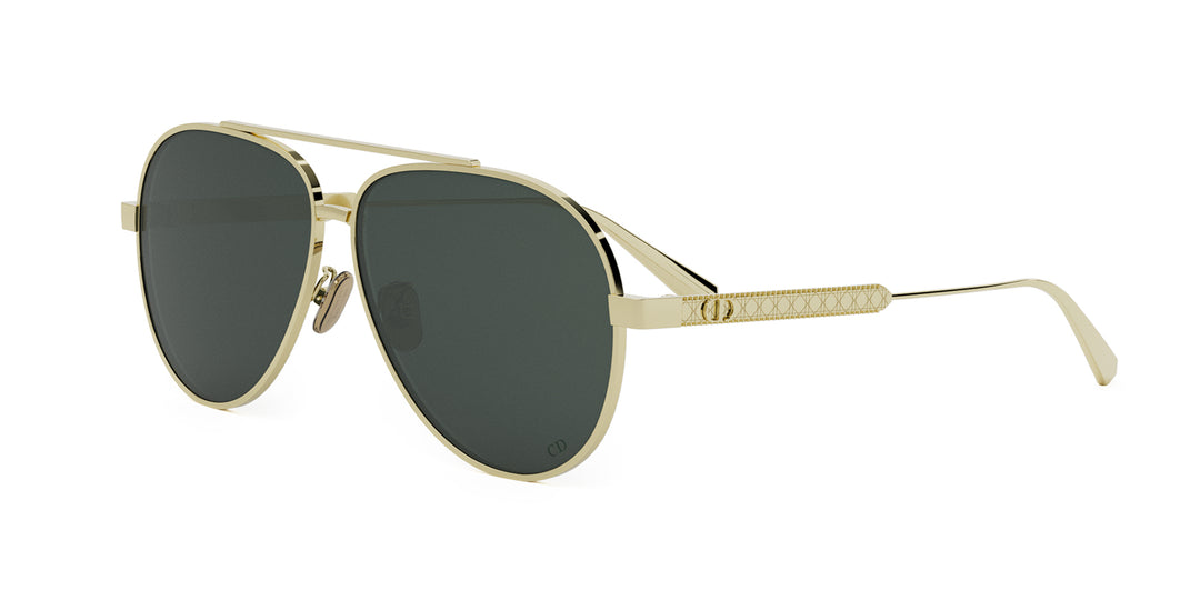 Dior Cannage A1U Aviator Sunglasses | Fashion Eyewear display picture 1