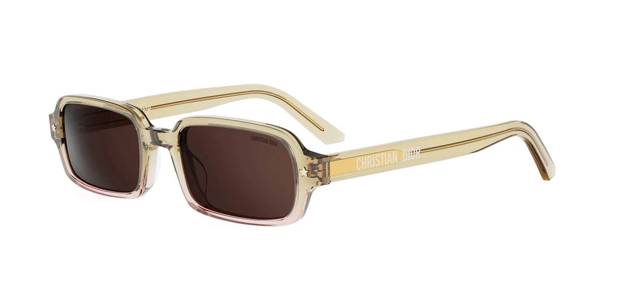 Dior ストライプ スリーブレス S DIOR EYEWEAR DiorPacific S3I rectangular-frame acetate sunglasses
