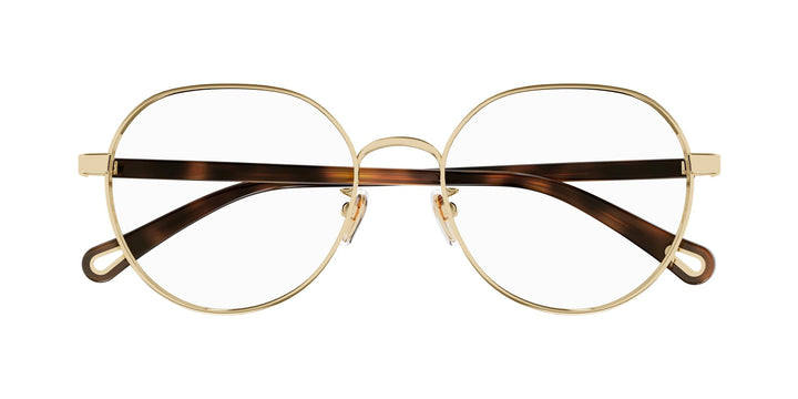 Chloe アイウェア ラウントフレム メカネ CH0246OA 002 Chloe CH0246OA Round Glasses | Fashion Eyewear US
