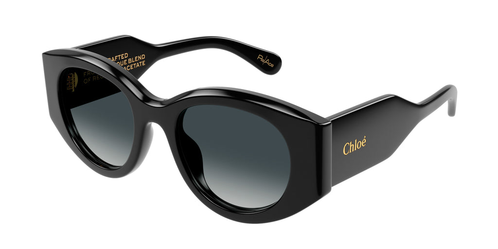 ラルフ☆ クロエ Chloe ブラックサングラス Chloe CH0251S Round Sunglasses | Fashion Eyewear US