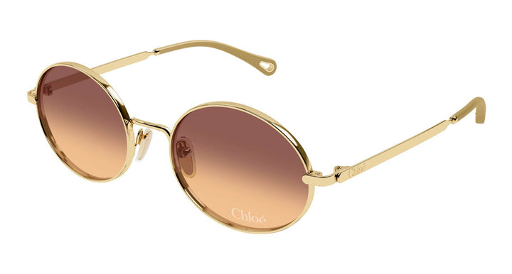 Chloe CH0326S Round Sunglasses | Fashion Eyewear US display picture 3