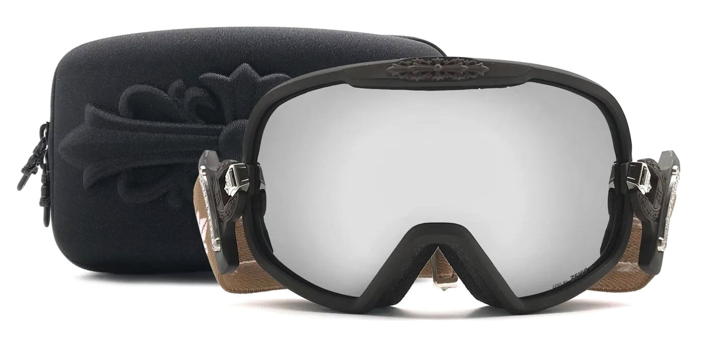 Chrome Hearts Goggle Silver Morning Shield Sunglasses