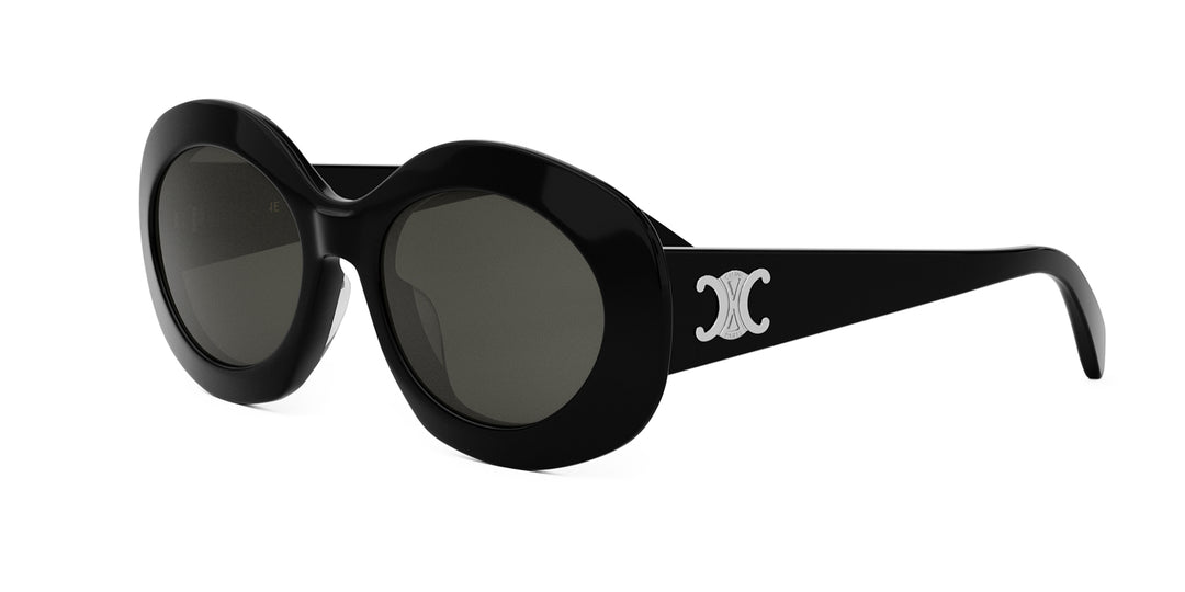 【SALE】CELINE 黒 キャップ 2024高島屋購入品 Sunglasses CELINE Triomphe 04 C40216U 01F 55-15 Black in