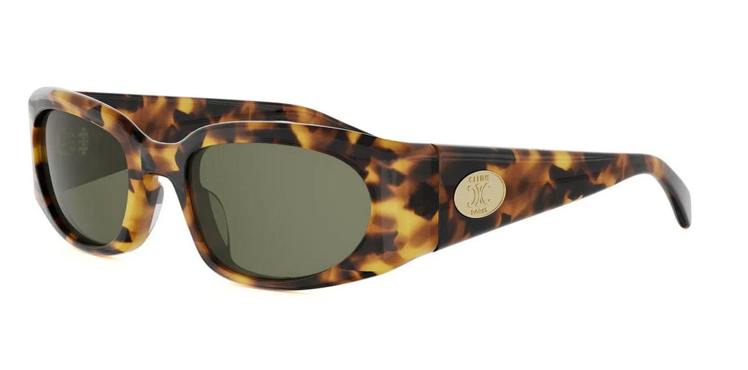 CELINE　超美品　装飾 マスタード タンクトップ　y2k ギャル　y16 CELINE Bold 3 Dots CL40277I Square Sunglasses | Fashion Eyewear