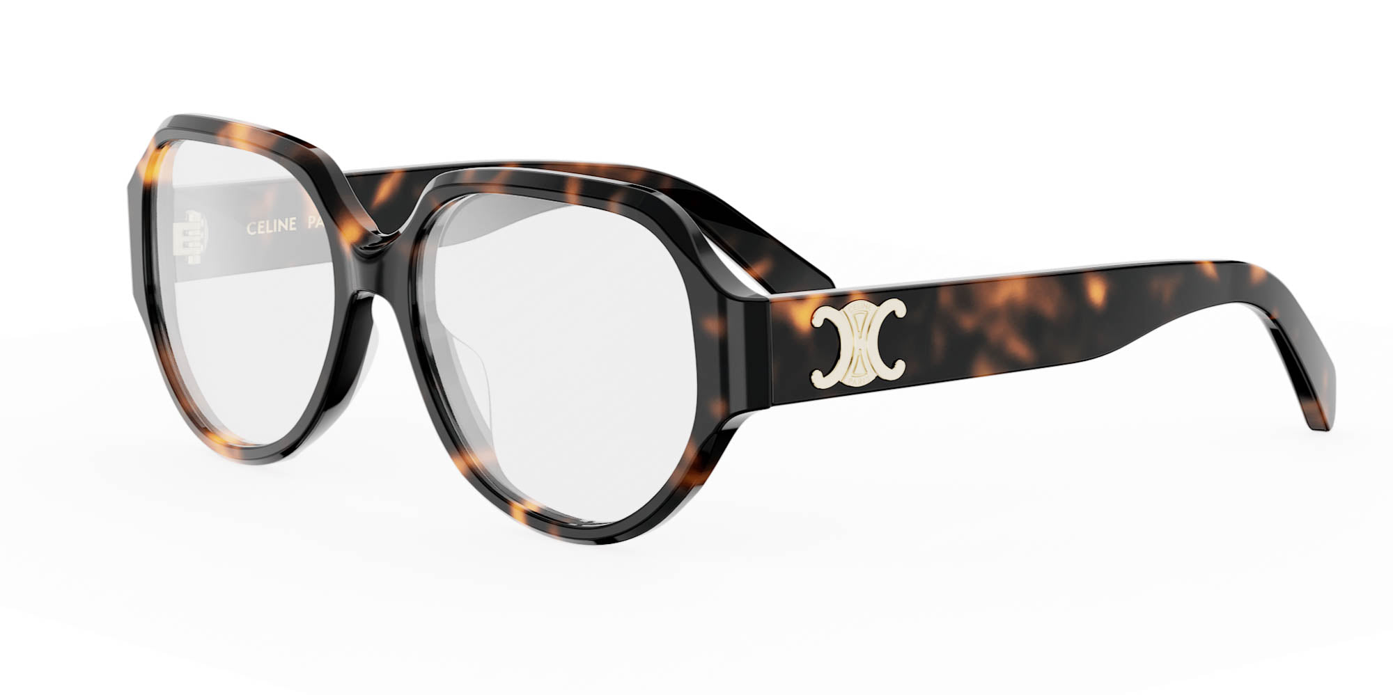 CELINE Triomphe CL50165I Oval Glasses | Fashion Eyewear US