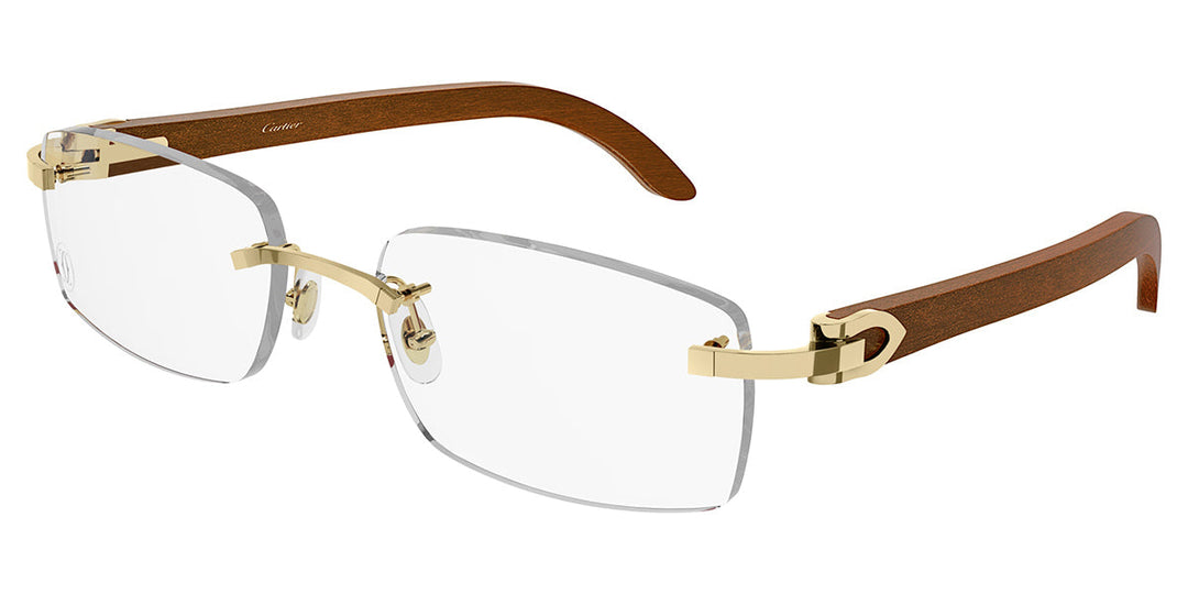 Cartier Ibiza CT0052O Rectangle Glasses | Fashion Eyewear US