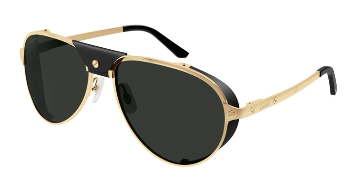 【日本未発売】 Cartier square sunglasses 24FW CARTIER EYEWEAR Square-Frame Silver-Tone Sunglasses for Men