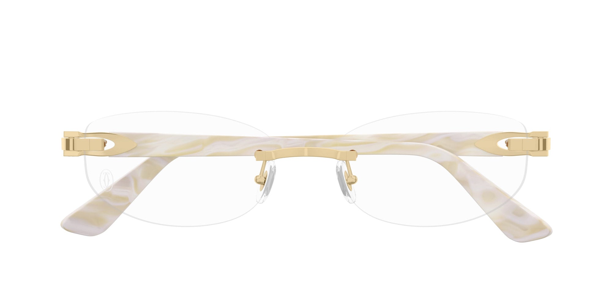メガネ Cartier Cartier - CT0318O - 001 gold black transparen Cartier CT0318O 001 Glasses - US