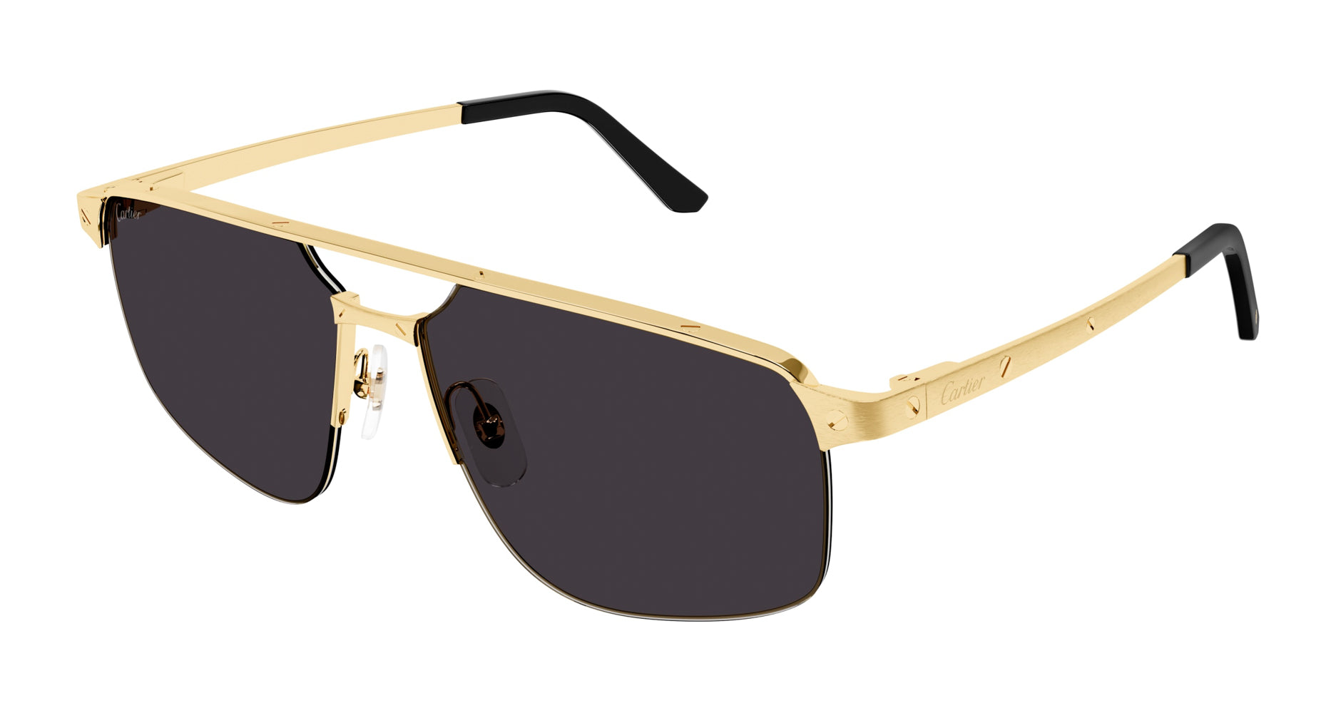 Cartier カルティエ サングラス Ｎ Cartier（カルティエ） サングラス ブランド ブラック CT-0278-001