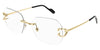 Cartier CT0416O #colour_shiny gold with black
