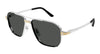 Cartier CT0424S Silver/Polarised Smoke #colour_silver-polarised smoke