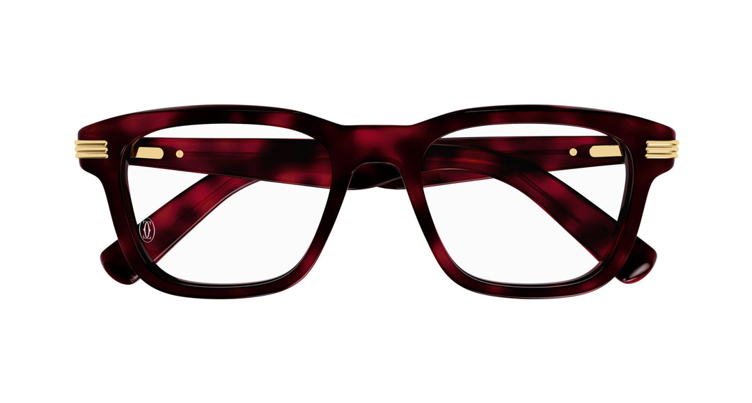 Cartier CT0444O Rectangle Glasses | Fashion Eyewear