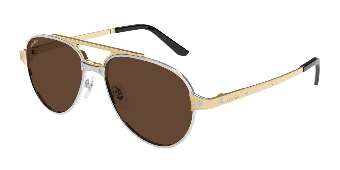 Cartier CT0476S Aviator Sunglasses | Fashion Eyewear
