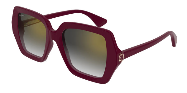 美品　Cartier CT0163S 007 145 MADE IN JAPAN CT0163S Sunglasses - Cartier Authorized Retailer | coolframes.com