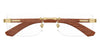 Cartier CT0513O #colour_gold with brown wood